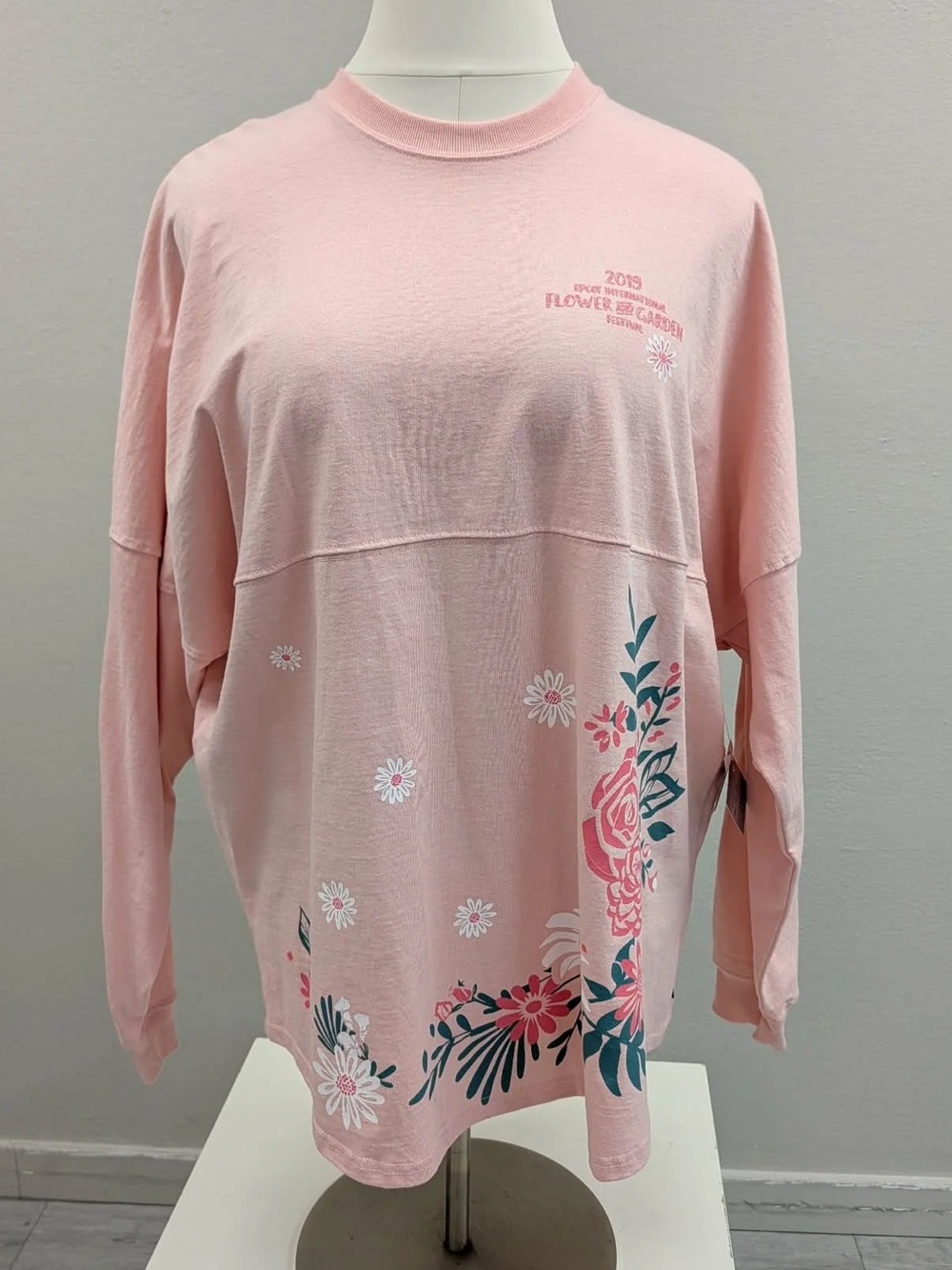 Disney Parks Light Pink Minnie Mouse Garden Party Spirit Jersey - New - Size XXL - Picture 3 of 7
